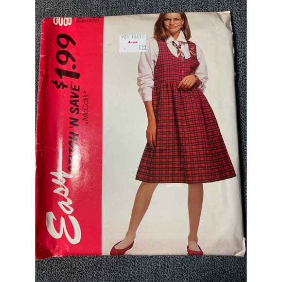 McCall's Misses Jumper Shirt Sewing Pattern sz 6-12 6088 - uncut - Picture 1 of 9